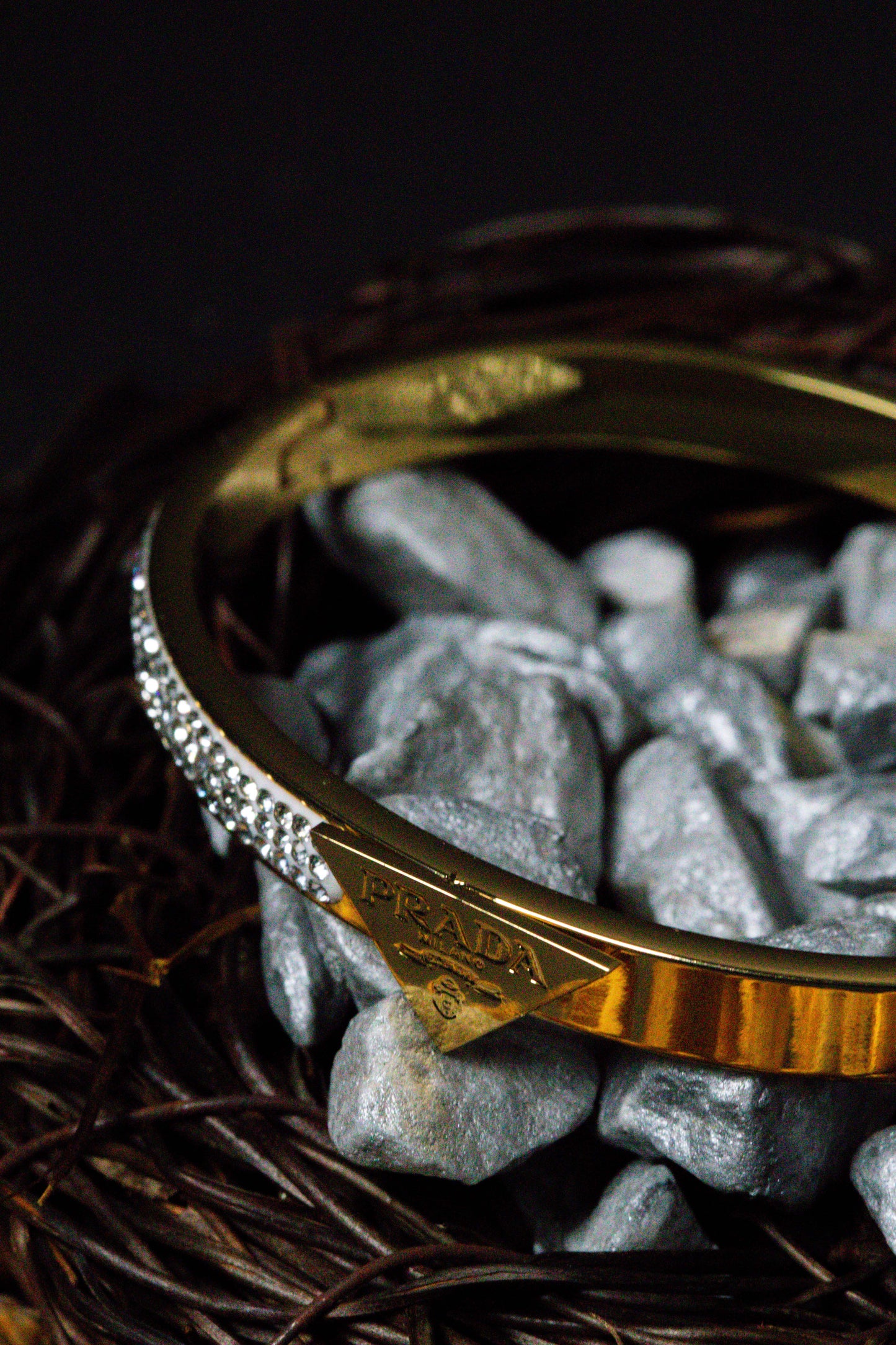 Luxury Gold Crystal Bangle Bracelet | Designer-Inspired Women’s Jewelry