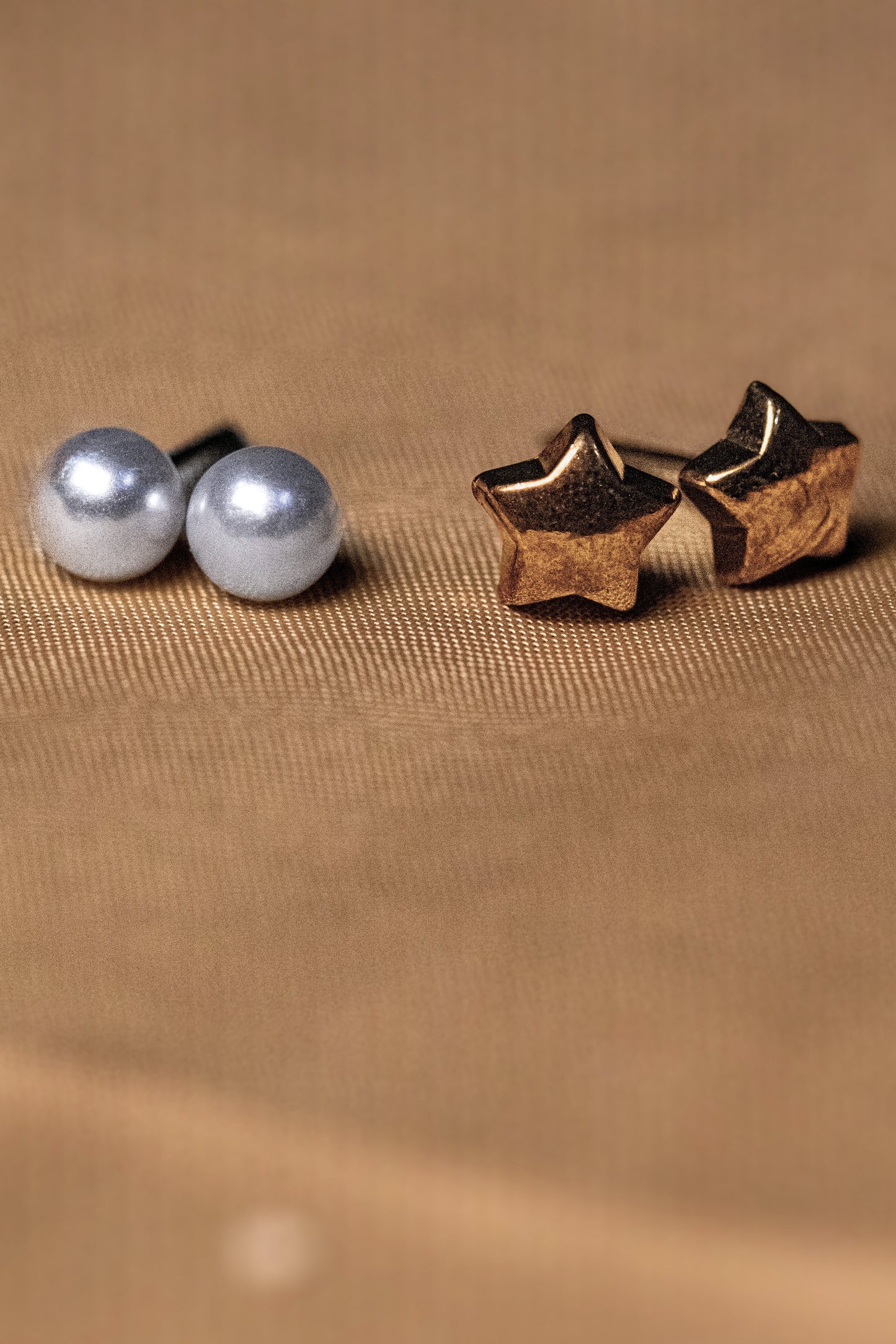 Rectangular Pearl & Crystal Necklace Set | Pendant & Earrings