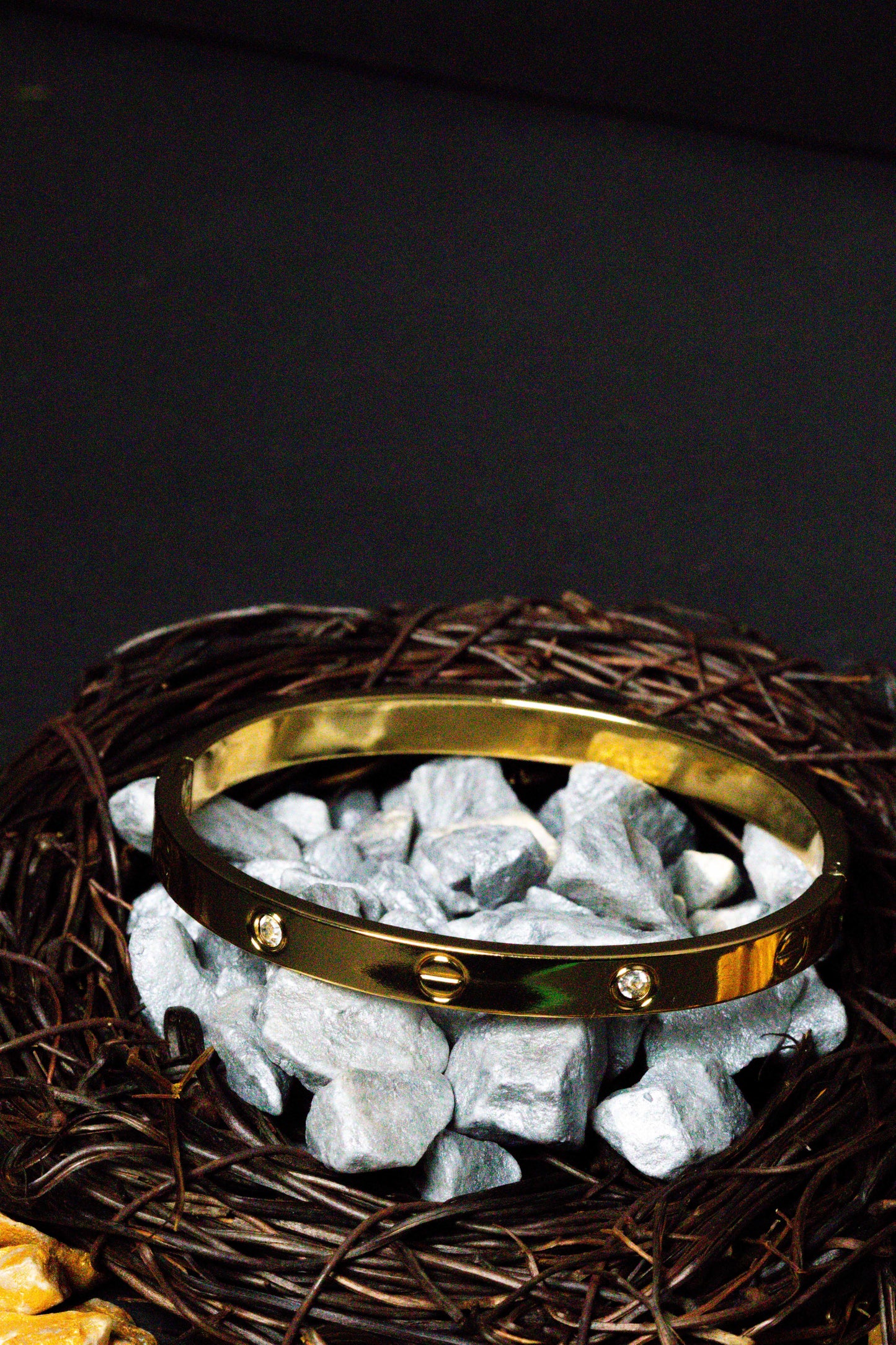 Minimalist Gold Bangle Bracelet | Modern Luxury-Inspired Women’s Jewelry