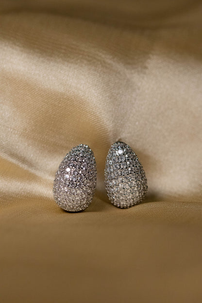 Dazzling Teardrop Crystal Earrings | Sparkling Statement Design
